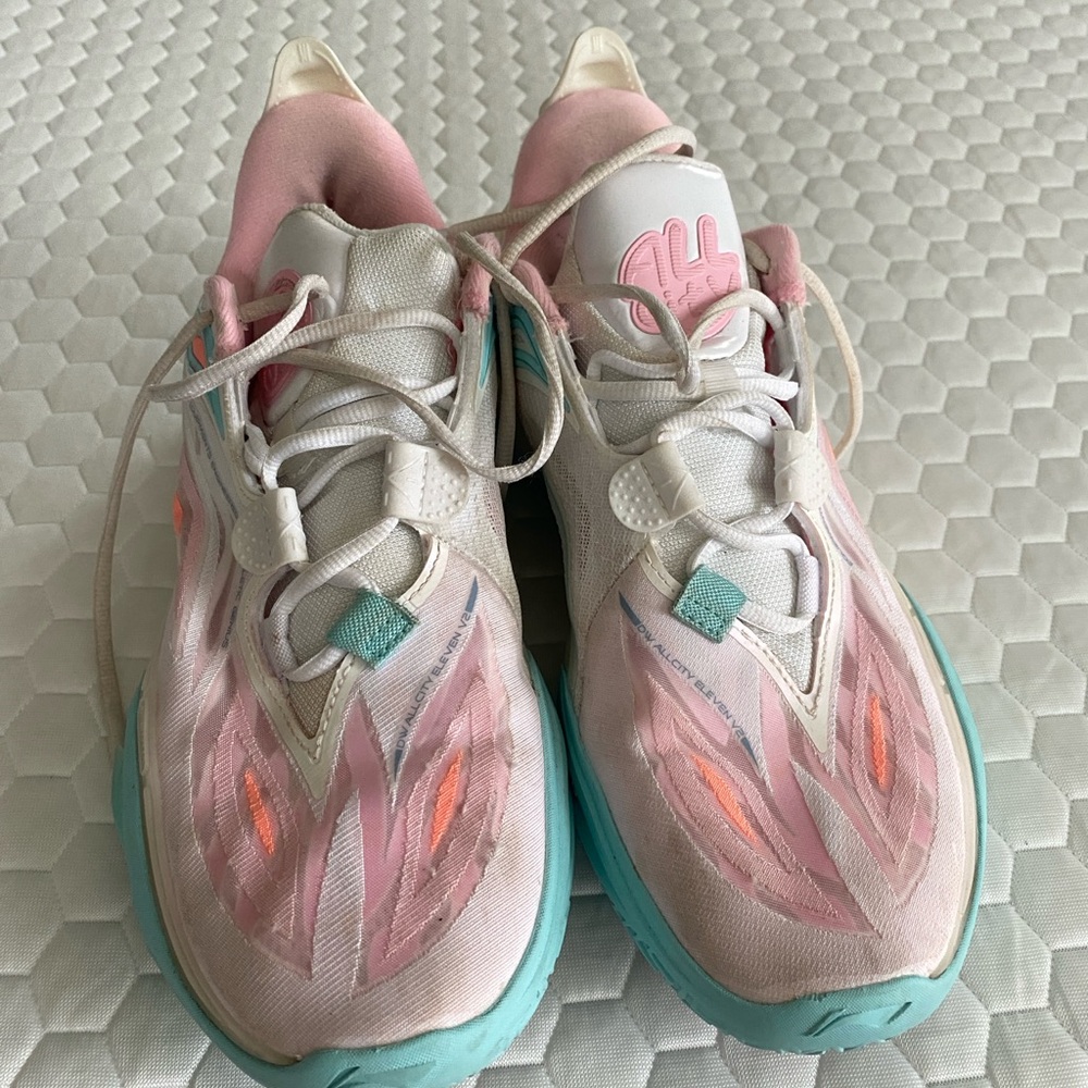 Stylish Pink and White Women's Sneakers